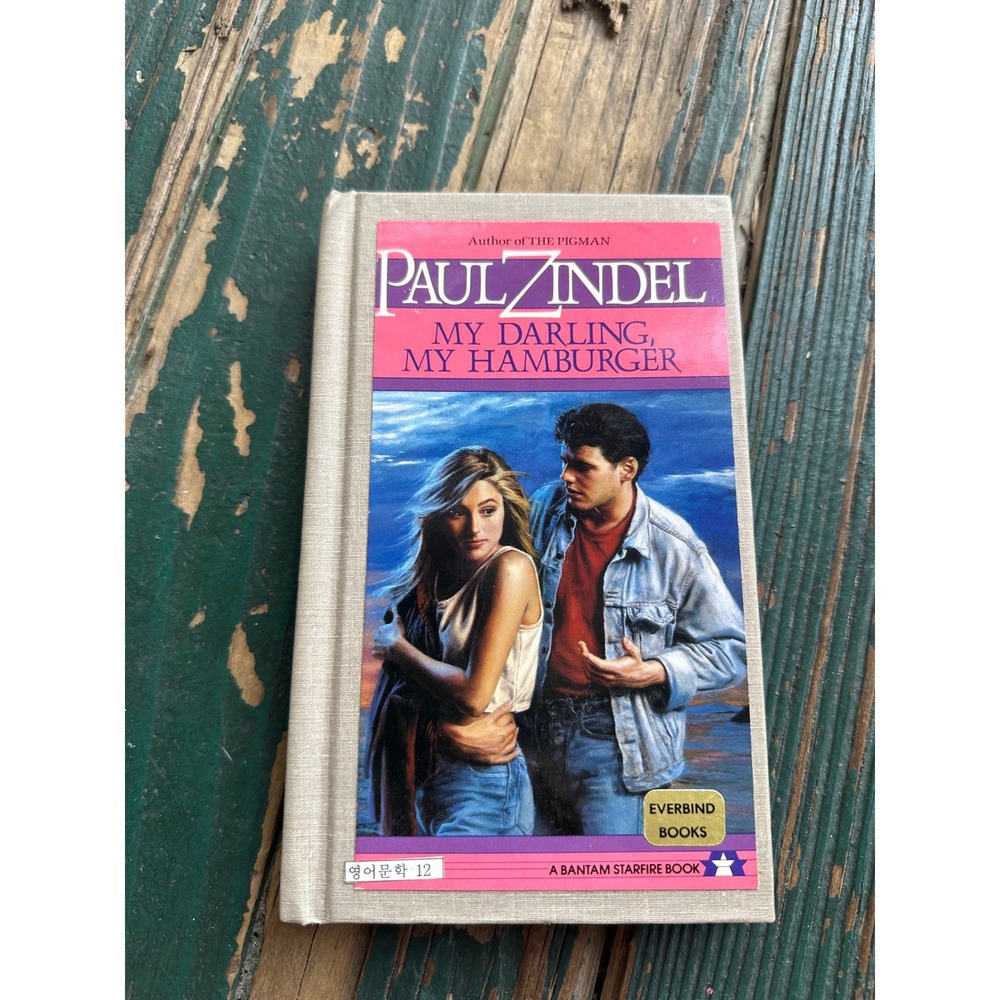 My Darling My Hamburger Paul Zindel Hardcover Everbind Books Vintage YA Novel